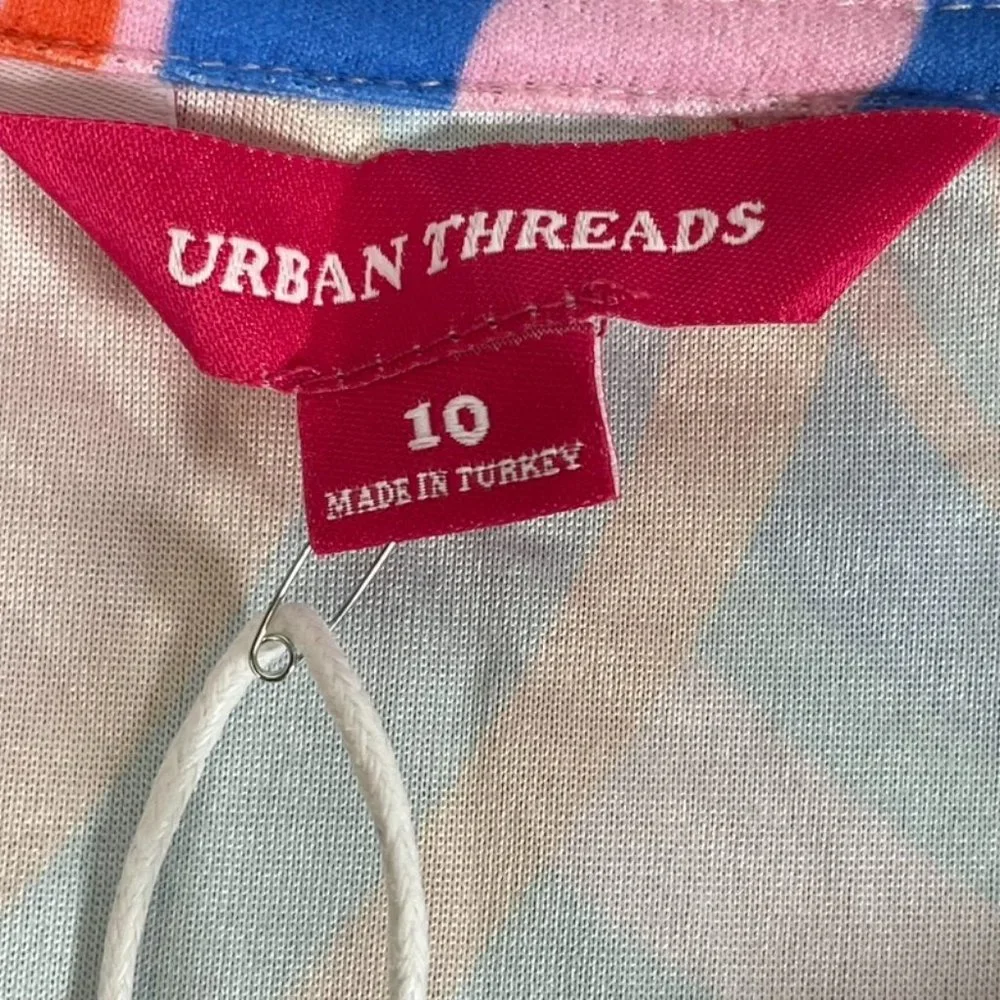 Women's Urban Threads Polo Romper in Swirl Print - Picture 5 of 7